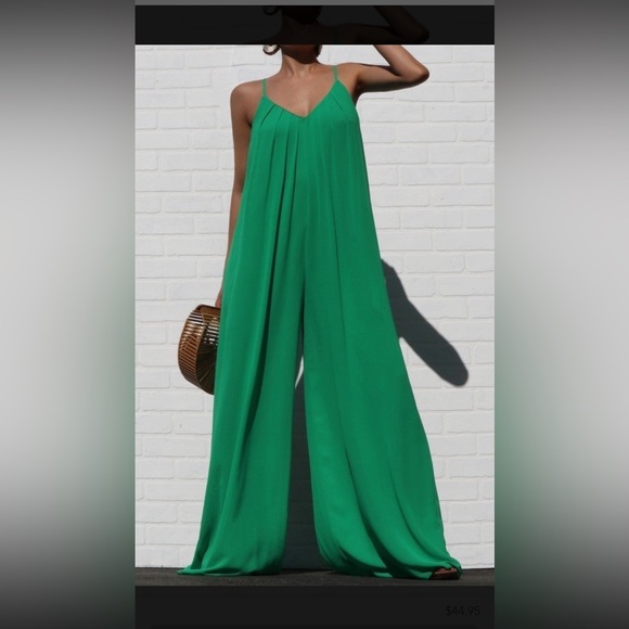 Green Jumpsuit - Picture 1 of 2
